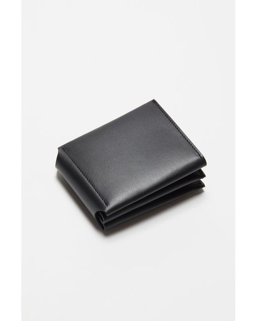 Acne Black Folded Card Holder for men