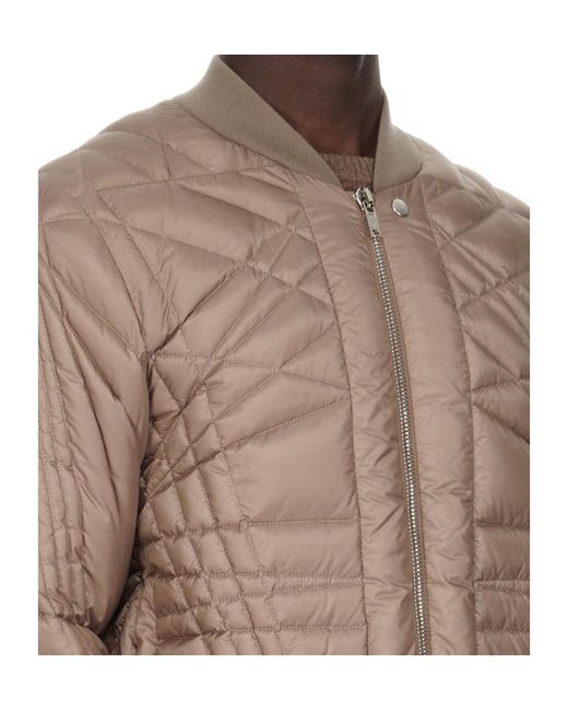 Moncler Brown Moncler Rick Owens Megapenta Flight Jacket for men