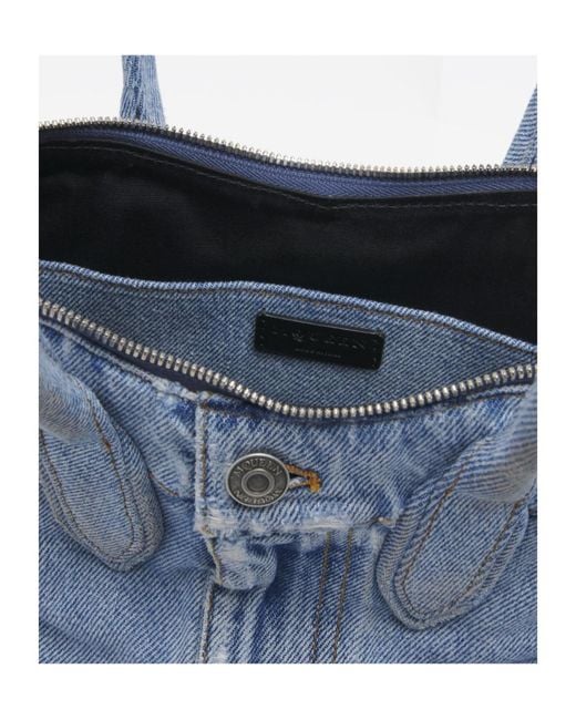 McQueen Blue Manta Bag
