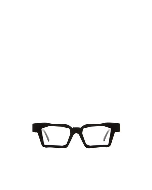 Kuboraum White G1 Geometric-Frame Glasses for men