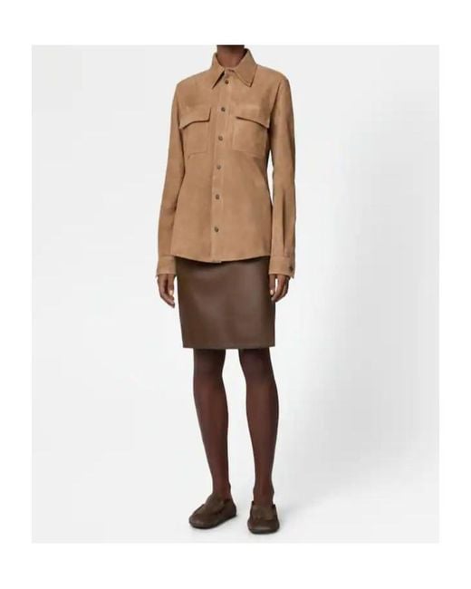Tod's Brown Long-Sleeved Shirt