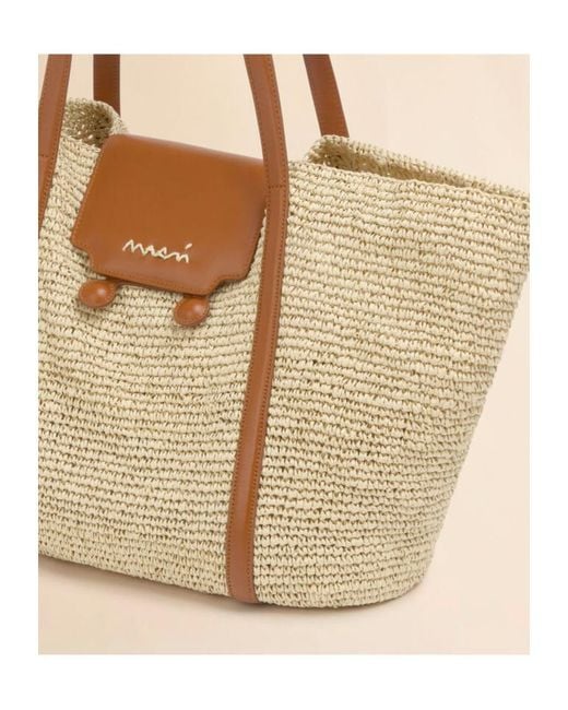 Marni Natural Medium Trunkaroo Beach Bag