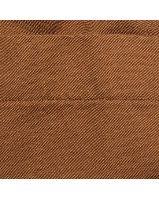Gucci Brown Logo-Stamp Drawstring Shorts for men