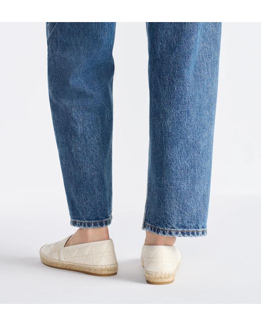 Dior White Granville Espadrille