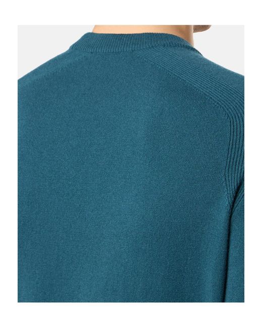 Stone Island Blue Compass Badge Crewneck Jumper for men