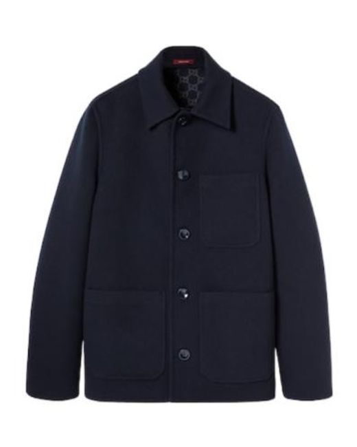 Gucci Blue Long-Sleeve Blazer for men