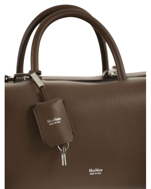 Max Mara Brown Holdallm Medium Satchel Bag