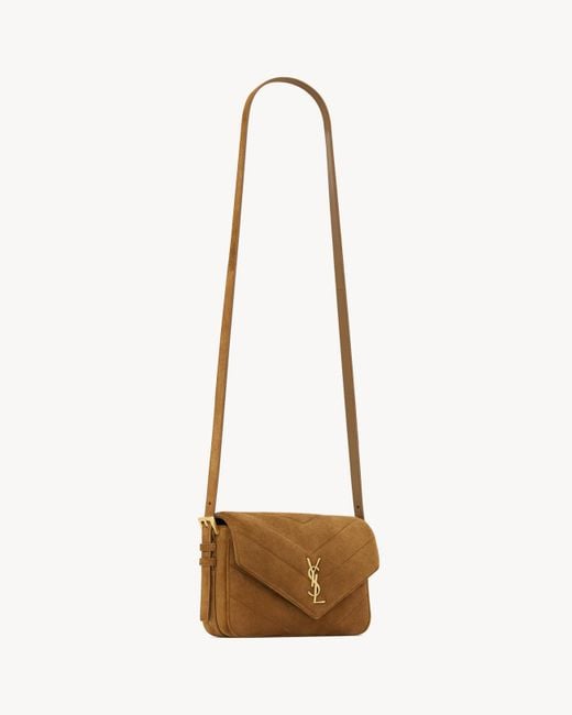 Saint Laurent White Loulou Toy Crossbody