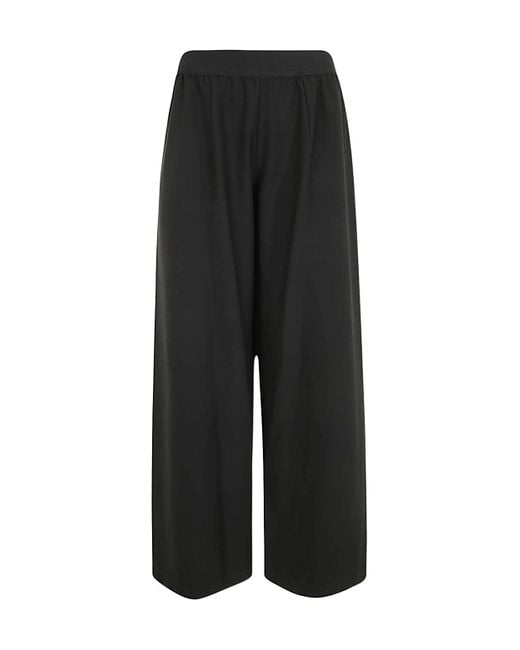 Maria Calderara Black Wide Leg Pants