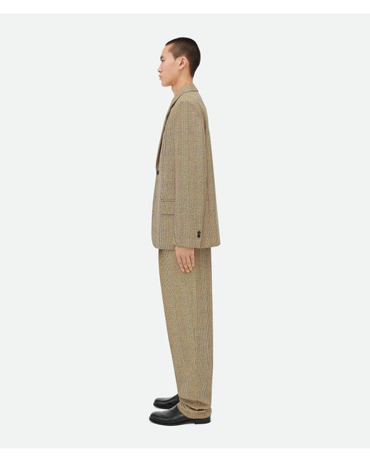Bottega Veneta Yellow Wool Long Teddy Coat Jacket