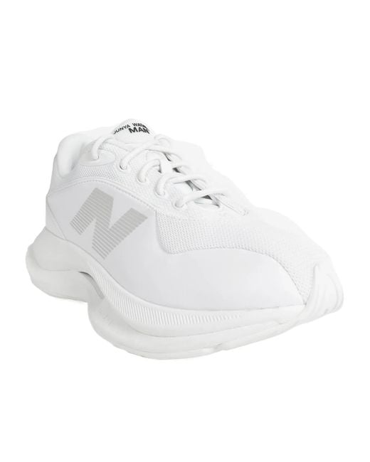 Junya Watanabe White Lettered Sneakers for men