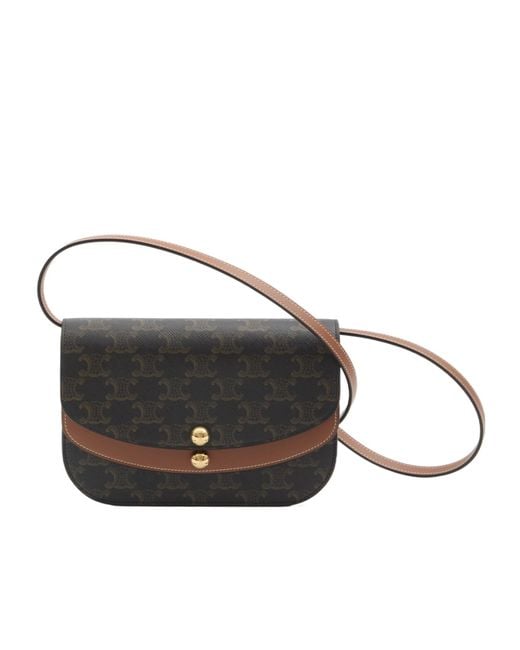 Céline Multicolor Duo Wallet On Strap