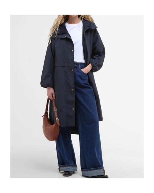 Barbour Blue Naboo Waterproof Jacket