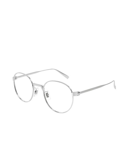 Dunhill White Round-Frame Glasses for men