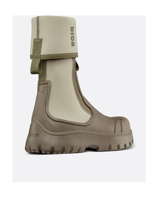 Dior Gray Garden Ankle Boot for men