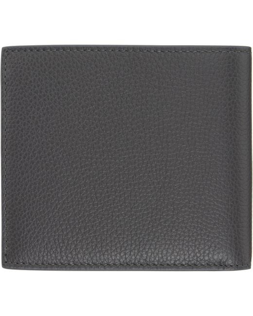 Thom Browne Black Embossed Wallet for men