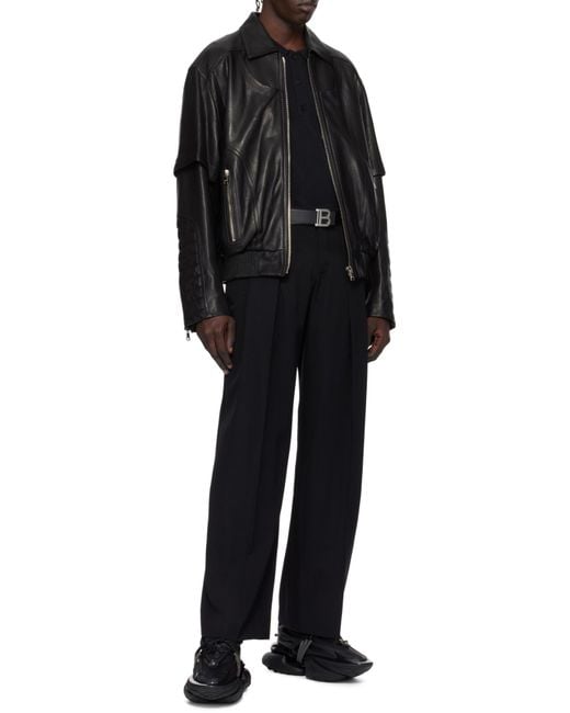 Balmain Black Unicorn Low-Top Sneakers for men