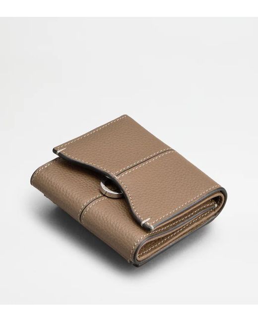 Tod's Brown Logo Wallet