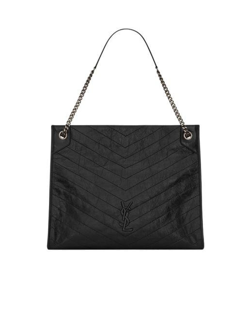 Saint Laurent Black Niki Large Shopping