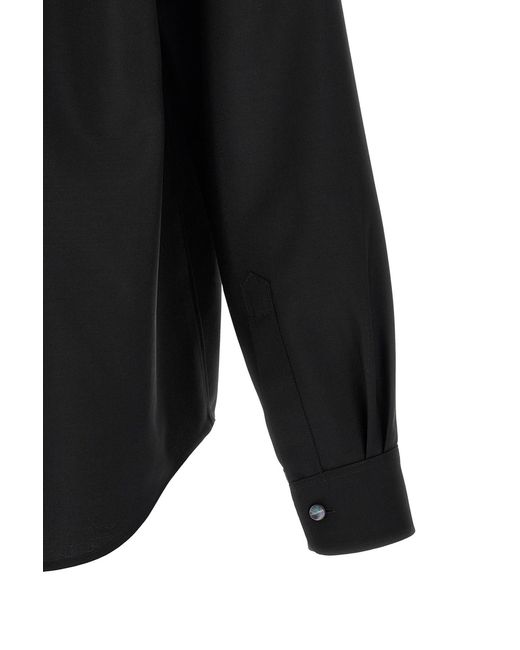 Jil Sander Black 240 Classic Collar Shirt for men