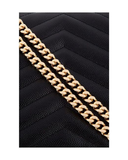 Saint Laurent Black Monogram Wallet