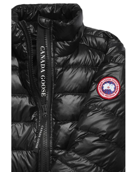 Canada Goose Black Stand-Up Collar Cotton Coat