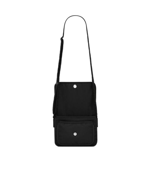 Saint Laurent White Niki Small Messenger Bag for men