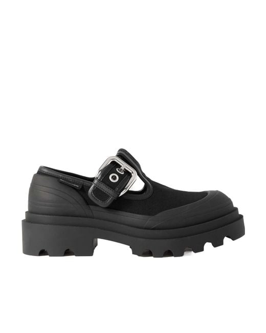 Bottega Veneta Black Trek Mary-Jane