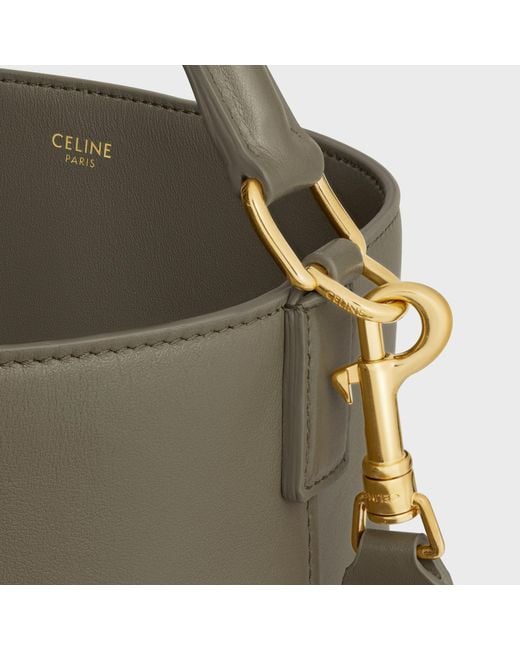Céline Gray Medium Louise Bucket Bag