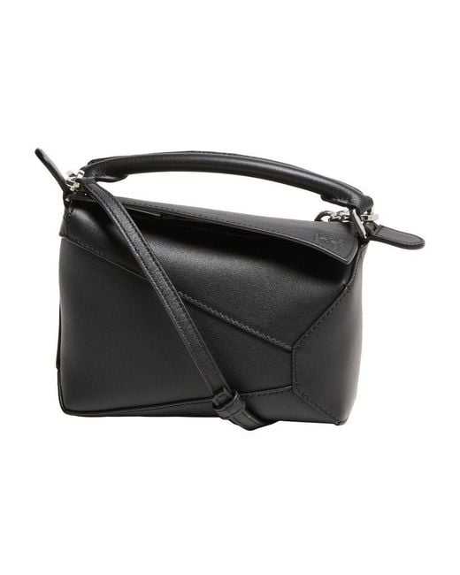Loewe Black Puzzle Edge Mini Bag