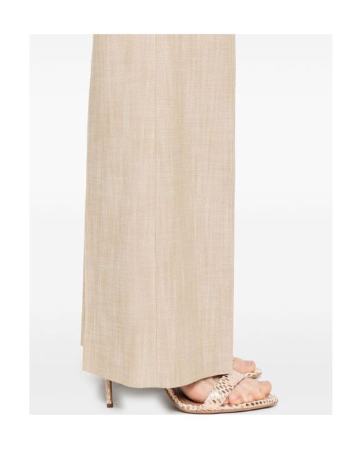 Pinko White Flared Suit Trousers