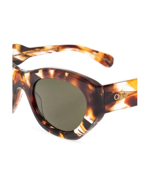 Chloé Metallic Full Frame Sunglasses