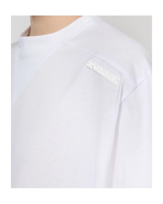 Sportmax White Neck-Detail T-Shirt