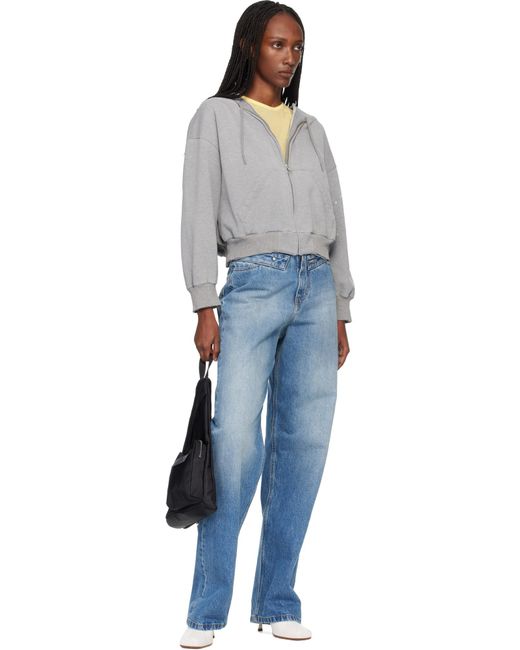 MM6 by Maison Margiela White Square-Toe Mules