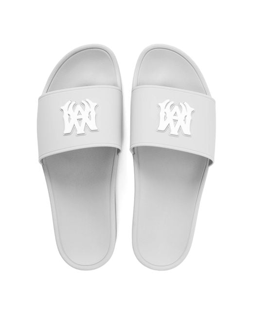 Amiri White Ma Pool Slide Sn64 for men