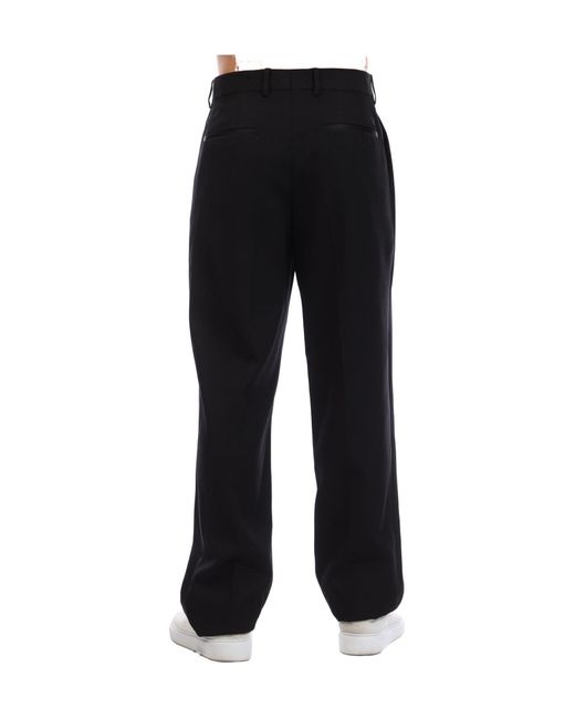 Off-White c/o Virgil Abloh Black Embroidered Tailor Pants for men