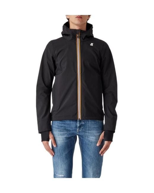 K-Way Blue Jacko Bonded Jacket for men