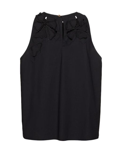 Forte Forte Black Embroidered Tops