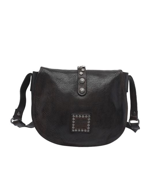Campomaggi Black Flap Shoulder Bag