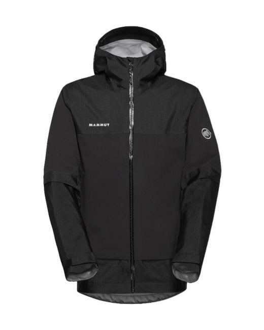 Mammut Black Ducan Guide Hs Hooded Jacket for men