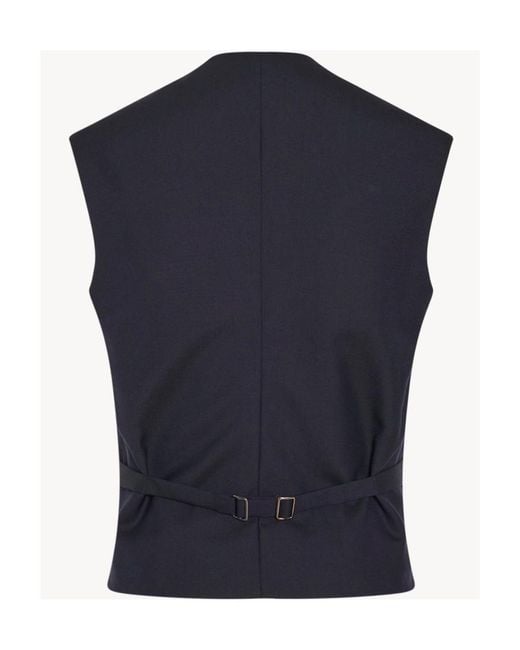 The Row Blue Logo Vest