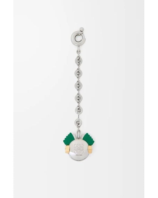 Loewe White Knight Cat Keyring
