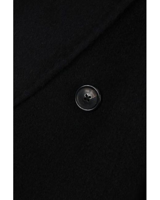 Our Legacy Black Double-Breasted Long Coat for men