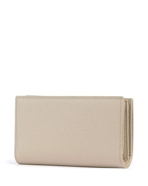 Coccinelle Natural Logo Lettering Zipped Wallet