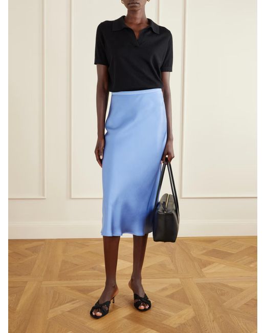 Anine Bing Blue Bar Skirt