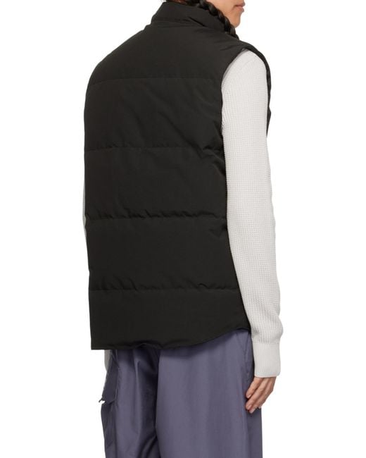 Canada Goose Black Freestyle Down Vest for men