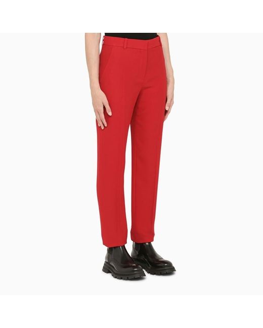 McQueen High-Waist Tailored Trousers