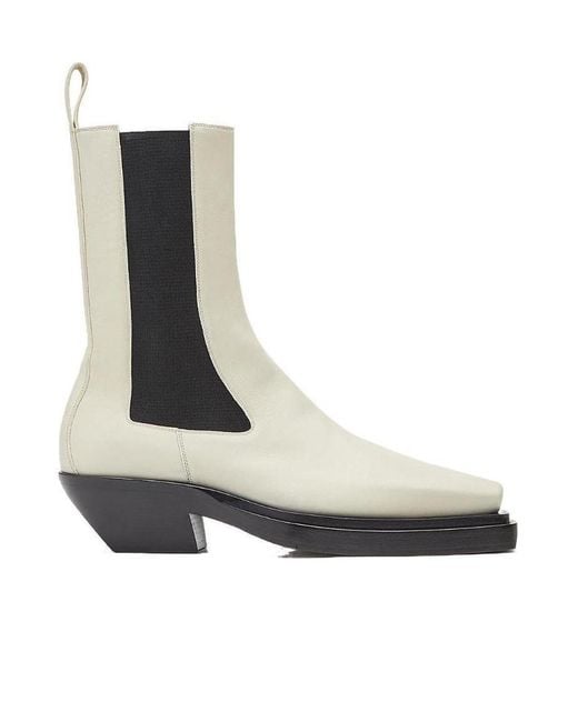 Bottega Veneta Multicolor Square Toe Boots for men