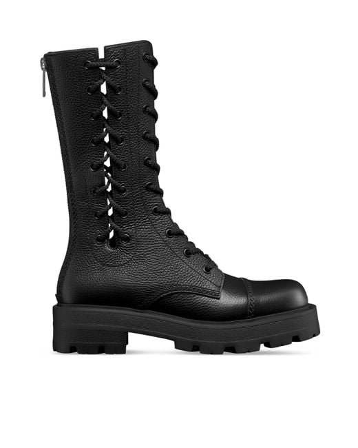 Dior Black D-Road Ankle Boot