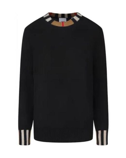 Burberry Black Striped Sweater